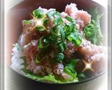 調理不要！ごま油香るネギトロ丼♪作り方3写真