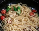 痩せるぞ！舞茸とオクラの低カロリーパスタ作り方7写真
