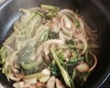 小松菜と玉ねぎのパスタ♪15分でOK作り方4写真