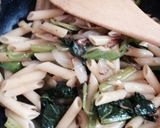 小松菜と玉ねぎのパスタ♪15分でOK作り方5写真