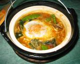 味噌汁(赤だし)で雑炊風作り方4写真