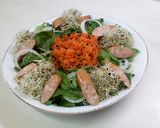 和ドレ＋卸し人参で食べドレサラダ作り方3写真