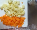 なめたけと野菜の簡単うまうまオムレツ☆作り方1写真