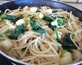 ホタテバターとたまり醤油味の和風パスタ♪作り方10写真