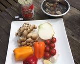 ホットプレートで簡単♪ウィンナーパエリア作り方1写真