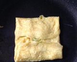 絶品☆チーズとサラダのエッグ包みトースト作り方4写真