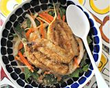 和風ドレdeカフェ飯風蒲焼きサラダ丼作り方6写真