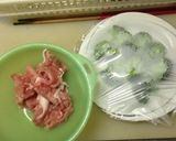 豚肉とブロッコリーのゴマ炒め作り方1写真