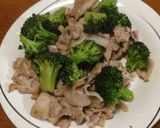 豚肉とブロッコリーのゴマ炒め作り方4写真