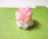 和菓子風♡桜の手毬寿司1♡お花見お雛祭り作り方4写真