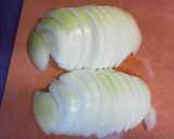 玉ねぎの胡麻和え作り方1写真