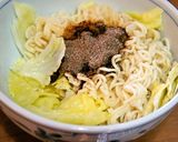 麺にコシ！食べ応えありの袋焼きそば作り方5写真