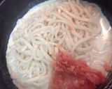 豆乳でクリーミー明太うどん作り方4写真