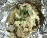 キノコたっぷり！簡単鮭のホイル焼き作り方3写真