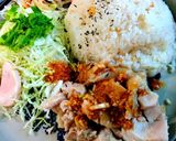 炊飯器だけで簡単シンガポールチキンライス作り方6写真
