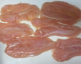 鶏ささ身のネギ&ベーコンはさみ焼き♪作り方2写真