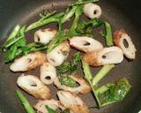 簡単★菜の花とちくわの醤油炒め作り方3写真