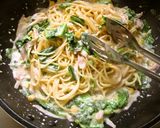 春の彩り✿春キャベツのクリームスパゲティ作り方7写真
