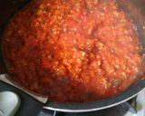 15/パスタにグリルチキンにミートソース作り方5写真