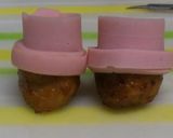 キャラ弁おかず♥肉団子でチョッパー♡作り方4写真