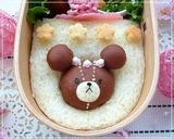 キャラ弁♡まん丸ココアパンdeミキミニ♡作り方8写真