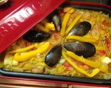 ホットプレートでパスタパエリア作り方6写真