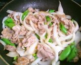 新玉ねぎと豚薄切り肉のドレッシング炒め作り方5写真