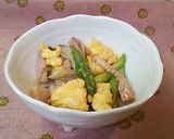 超簡単アスパラと舞茸ベーコンのバター炒め作り方7写真
