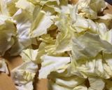 手ちぎりキャベツお味噌汁作り方2写真