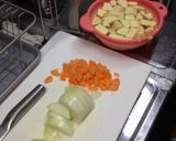 栄養満点節約冷蔵庫中だけで絶品満足豚汁作り方2写真