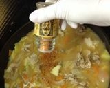 栄養満点節約冷蔵庫中だけで絶品満足豚汁作り方9写真