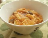 朝食に!キャベツと卵のトマトスープ作り方5写真