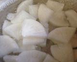 大根とネギのソース炒め☆作り方1写真