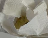文字キャベツの天ぷら塩味♡＆揚げ物油きり作り方9写真