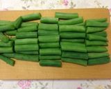 お弁当用…インゲン炒め…(o˘◡˘o)作り方10写真