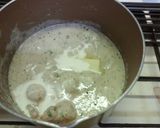 クリームマッシュルームソースホタテパスタ作り方6写真