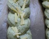 ほうれん草&ピザチーズの三つ編みパン作り方9写真