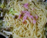 桜と春キャベツのパスタ作り方4写真