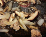 しいたけと新タマネギの和風パスタ作り方4写真