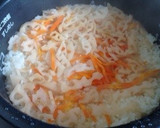 だし香る！れんこんの炊き込みご飯作り方4写真