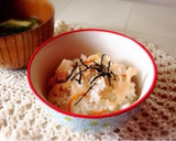 だし香る！れんこんの炊き込みご飯作り方5写真