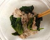 豚バラと法蓮草のさっぱりサラダ作り方5写真