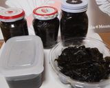 ワカメの保存食…「甘酢煮」作り方3写真