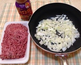 余った鍋の素で簡単万能ひき肉炒め作り方1写真