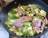 牛肉とキャベツのオイスター炒め！作り方4写真