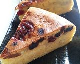 簡単バナナ＆ドライフルーツの炊飯器ケーキ作り方14写真