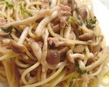 大葉にんにく醤油で☆ツナしめじパスタ作り方4写真