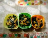 コーン＆ほうれん草ソテー＊冷凍◎お弁当も作り方2写真