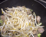 簡単砂肝もやしネギ炒め作り方3写真