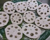 れんこんの海老はさみ焼き作り方4写真